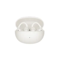 True Wireless Bluetooth 6.0 Open-Ear Earbuds Bass BC1 with Charging Case, White