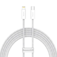 Cable USB C - iP Lightning 1m 20W White Dynamic Baseus