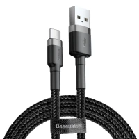 Cable USB A - USB C 0.5m QC3.0 gray+black BASEUS