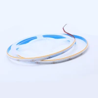 LED strip 12Vdc, 10W/m, COB 480LED/m, 660lm, warm white 3000K, IP20, side, LEMLUX