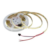 LED strip 24Vdc, 10W/m, COB 480LED/m, digital WS2811, 3000K, IP20, 180°, LEMLUX