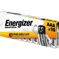 Alkaline battery LR03 (AAA) EN92 1.5V 1200mAh Industrial Energizer 10pcs blister