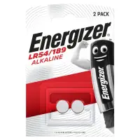 Alkaline Battery LR54 (189, V10GA, D189A, LR1130, L1131)) 1.5V 66mAh Alkaline Energizer (2pcs in blister)