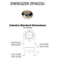 Alkaline Battery LR9 (PX625A) 1.5V 175mAh ENERGIZER