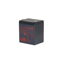 Lead acid battery 12V 5Ah@C20 21W@15min F2 Pb AGM VRLA CSB