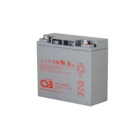 Lead acid battery 12V 20Ah 80W Pb CSB