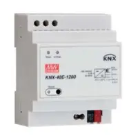 KNX EIB DIN rail power supply with integrated choke; Output 30Vdc at 1.28A, MEAN WELL