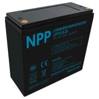 Battery LiFePO4 12.8V 30Ah with T12 (M2) BT NPP