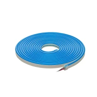 LED strip NEON FLEX 12Vdc, 7.2W/m, 1cm cut, BLUE, 6x12mm, 5m reel, IP67