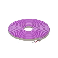 LED strip NEON FLEX 12Vdc, 7.2W/m, 1cm cut, PURPLE, 6x12mm, 5m reel, IP67