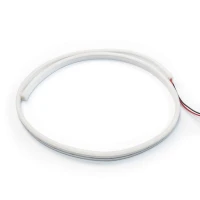 LED strip NEON FLEX 24Vdc, 7.2W/m, 120LED/m, neutral white, 6x12mm, 5m reel, IP67