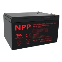 Battery 12V 12Ah T2(F2) Pb AGM NPP