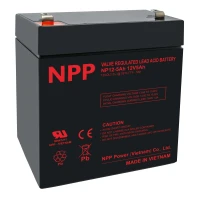 Battery 12V 5Ah T2(F2) Pb AGM NPP