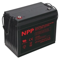 Battery 12V 134Ah T16(M8) Pb Deep Cycle AGM NPP