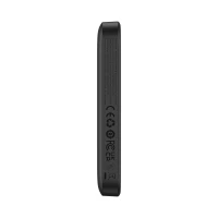 LiPo Powerbank 6000mAh 20W wireless charging 15W USB-C Magsafe compatible Mini Air black BASEUS
