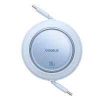 Cable USB C - USB C 2m  100Wretractable galaxy blue Free2Pull BASEUS