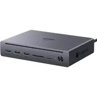 Docking station 10in1 Thunderbolt 5 (USB-C) - 2xTBT5 DisplayPort, RJ45, USB3.0 Maxidok Revodok U712 UGREEN