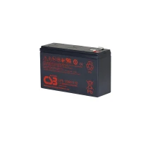 Acid lead battery 12V 360W@5min 7.1Ah @C20 Pb F2(+), F1(-) CSB