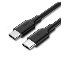 Cable USB C - USB C 1m 60W black US286 UGREEN