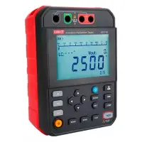Kõrgepinge isolatsioonitakistuse mõõtja 250V/100GΩ-2500V/1TΩ DC ; 30-1000V DC; 30-750V AC; lühisvool: umbes 3.5mA