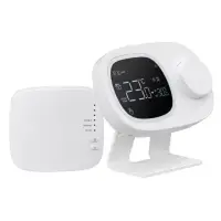 Smart, portable thermostat for boiler or thermo valves, Wi-fi TUYA + RF