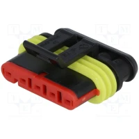 Водонепроницаемый разъём "мама" 5 контактов IP67