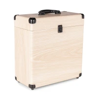 RC32 vinüülplaadikohver, hele puit