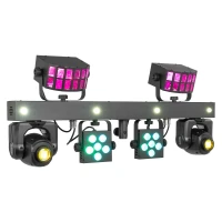 ShowBar GO Glow liikuvate peade, Derby, Par ja Strobe efektidega