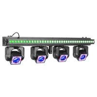 ShowBar GO Vibe 4 liikuva peaga ja LED-ribaga