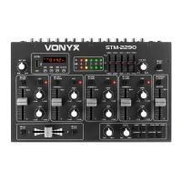 STM2290 8-Channel Mixer with Sound Effects USB/MP3/BT