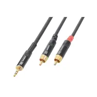 Кабель CX85-6 3.5 стерео - 2xRCA штекер 6.0м