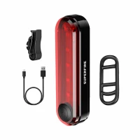 Superfire BTL01 tagumine rattavalgusti, USB, 230mAh