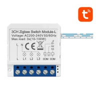 Nutikas lüliti moodul ZigBee Avatto LZWSM16-W3 ilma neutraaljuhtmeta TUYA