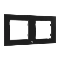 Shelly Switch Frame Double (Black)