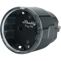 Умная розетка Shelly Plug PM Gen3 Matter 13А, черная