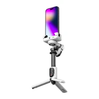 AOCHUAN M1 Pro Gimbal RGB-valgustusega (valge)