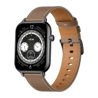 COLMI C28 nutikell – must + pruun nahkrihm
