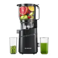 AMZCHEF SJ-036CBK Slow Juicer (Black)