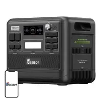 FOSSIBOT F2400 2400W Charging Station (Black)