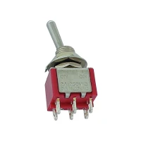 VERTICAL TOGGLE SWITCH DPDT ON-ON