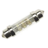 Valge12V LED-pirn autole , 6 valgusdioodi (2 tk/blister)