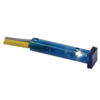 7 x 7mm square panel indicator light, 24V blue