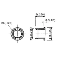 MOUNTING CLIP FOR LED 5mm (1pc)