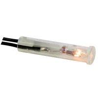 7mm round panel indicator light, 6V CRYSTAL