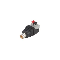 RCA socket - 2-pin spring terminal (5 pcs)