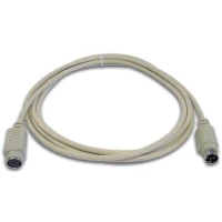 PS/2 keyboard cable: MINI DIN6 plug - MINI DIN6 socket / 2m