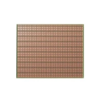 Breadboard: EUROCARD 3-hole pads - 100 x 80 mm - FR-4 (1 pc/bl.)