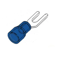 FORKED SPADE BLUE 4.3mm