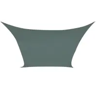 SHADE SAIL - SQUARE - 3.6 x 3.6 m - COLOUR: GREEN GREY