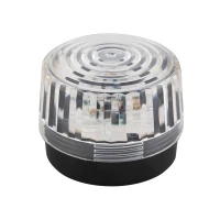 LED beacon - transparent - 12 VDC - ø 100 mm